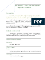 321.3 Examen Cyto Bactériologique Du Liquide Céphalorachidie