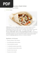 Receta de Shawarma o Donër Kebab