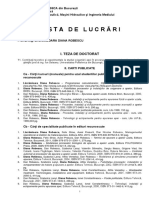 Lista de Lucrari Diana Robescu Actualizata 2016