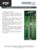 Tracklink 10001 - Co Card Datasheet