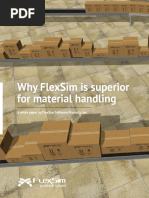 FlexSim Material Handling White Paper