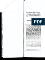 ROJO, Angel, "Actividad Económica Pública y Actividad Económica Privada en La Constitución", en Revista de Derecho Mercantil, 1983, Pags. 309-341.