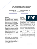 Minería Sostenible en Cmhsa, Mediante El Minado de Vetas Angostas Con Sostenimiento Mecanizado