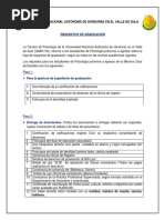 Requisitos de Graduación