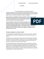 Investigación Oscurantismo, Renacimiento y Revolucion Industrial