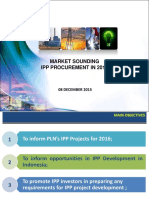 Market Sounding IPP Procurement For 2016 - R2