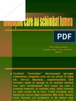 Inventiile Care Au Schimbat Lumea