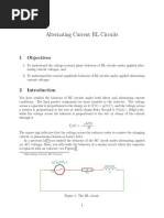 Alternating Current RL Circuits: 1 Objectives