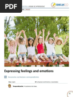 Expressing Feelings and Emotions: Propuesta Didáctica