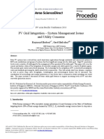 PV Grid Integration - System Management Issues and Utility Concerns