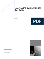 Superstack Ii Switch 3300 SM User Guide: Part No. Dua1698-7Aaa01 Published May 2000