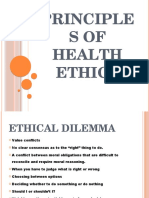 Principles of Health Ethics