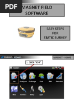 Topcon-Magnet Field - Static Survey