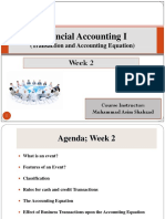 Financial Accounting 1 Week 2