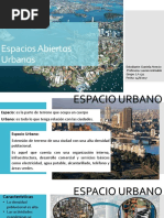 Espacios Abiertos Urbanos