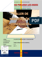 Caratula de Taller de Negociacion y Conciliacion