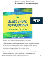 4 Blues Progresiones de Acordes Que Necesita Saber - Aprenda Los Estándares de Jazz