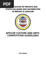 Culture Arts Guidelines 2015 Edition NEW REVISION 1