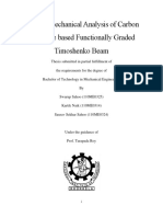 Thermo-Mechanical Analysis of Carbon Nanotube Based Functionally Graded Timoshenko Beam