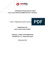 Tarea 1razones para Recurrir A Consultores