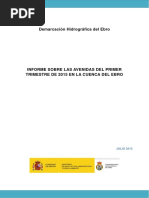 Informe Avenidas 2015 Ebro