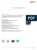 Data Sheet Fujitsu Workstation Celsius m740