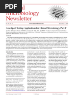 Clinical Microbiology Newsletter: Genexpert Testing: Applications For Clinical Microbiology, Part I