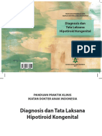 Panduan Praktik Klinis Diagnosis Dan Tata Laksana Hipotiroid Kongenital