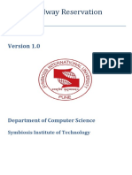 Online Railway Reservation System Documentation PDF