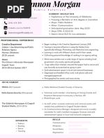 Shannon Morgan Resume