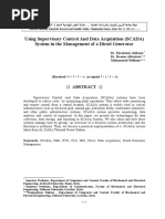 Using Supervisory Control and Data Acquisition (SCADA) System in The Management of A Diesel Generator