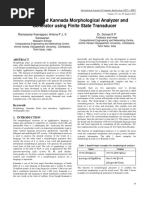 A Rule Based Kannada Morphological Analyzer and Generator Using Finite State Transducer