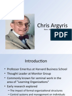 Chris Argyris: Born: July 16, 1923