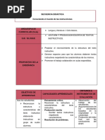 Romero Rut Elizabeth. Secuencia Didactica