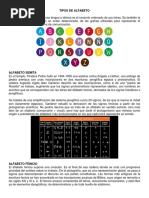 Tipos de Alfabeto