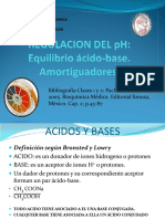 Clase Nº2. Regulación Del PH. Equilibrio Ácido - Base