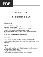 Equation of A Line