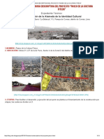 Memoria Descriptiva Del Proyecto - Paseo de La Cultura Fiteca