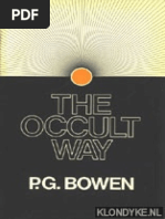 The Occult Way - P.G. Bowen