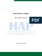 Best Practice Catalog: Raw Water System