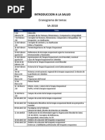 Cronograma de Actividades