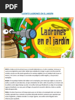 Cuento Lasrones en El Jardín