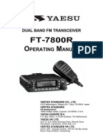 Yaesu FT-7800R Operation Manual