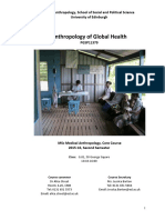 Anthropology of Global Health PGSP11379 2015-16