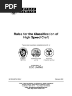 Rules For The Classification of High Speed Craft - BV LG RINA - 2002 PDF