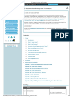 2.5 Supervision Policy and Procedure: Scope of This Chapter