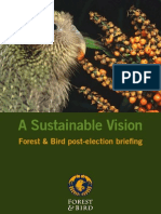 Forest and Bird's Sustainable Vision