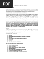 Segunda Etapa Del Proceso Administrativo