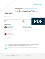 Economic Land Use Theory and Land Value in Value Model