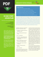 Cis Self-Study Lesson Plan: Instruments For Total Knee Arthroplasty